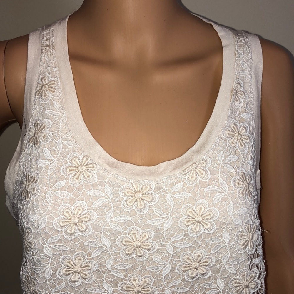 J crew embroidered detail top